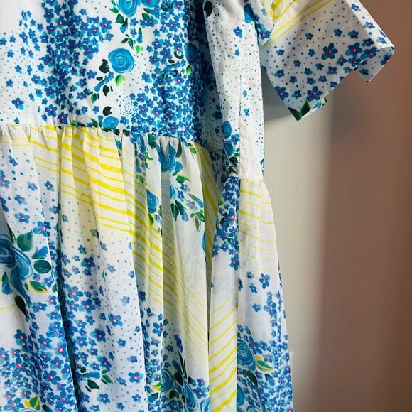 All Things Mochi Alona Floral Maxi Shirtdress – Size Large – Designer Statement - Picture 7 of 15